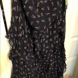 PLUS SIZE LAUREN SKIRT with layered hem.